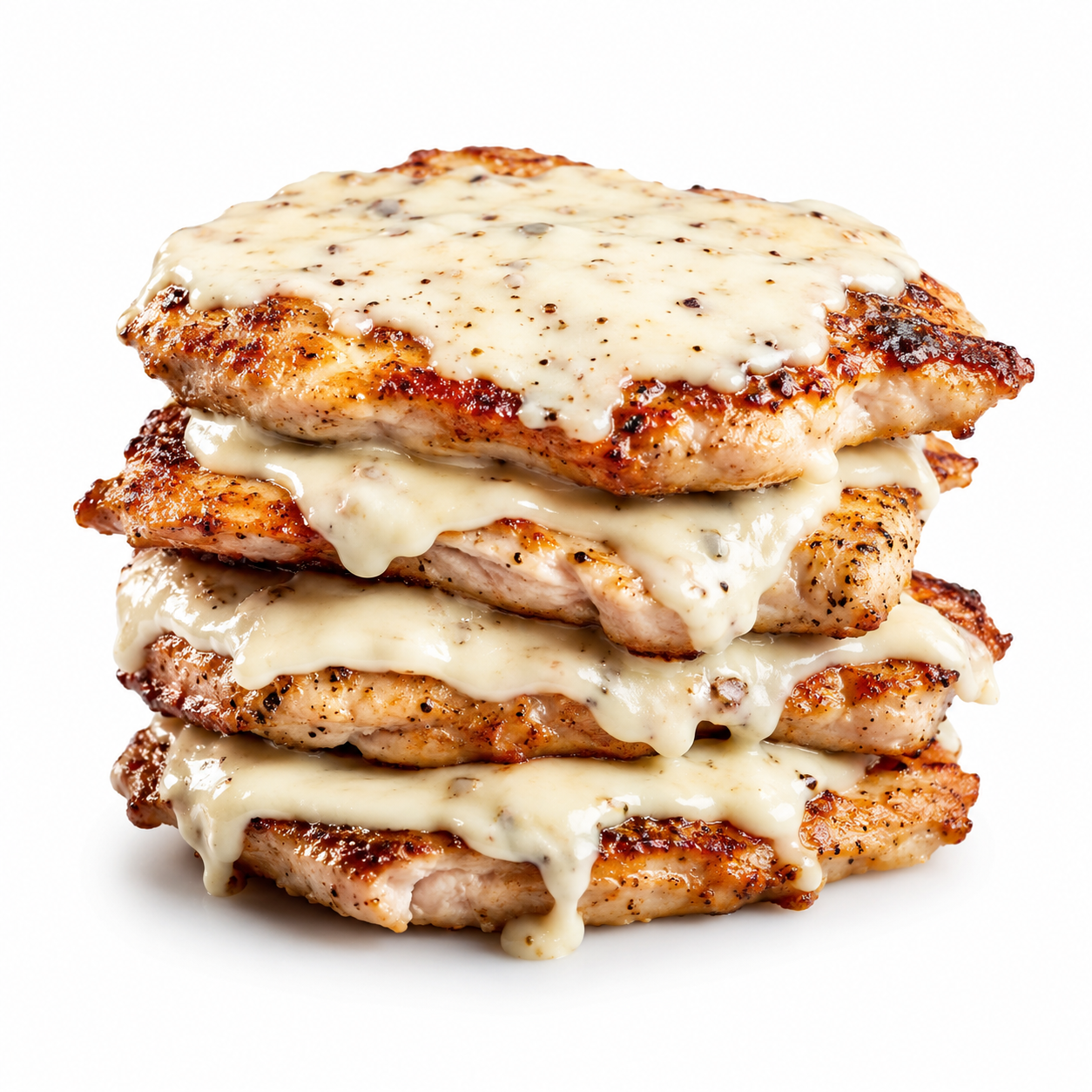 Chicken Stack (White Sauce)